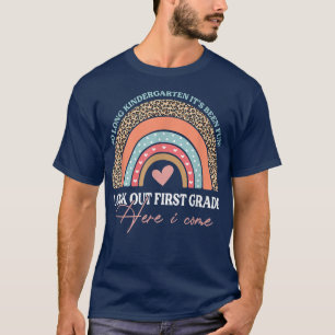 So lange Kindergarten schauen aus erster Klasse Re T-Shirt