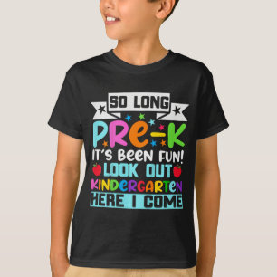 So lange Pre K Kindergarten hier Graduierte letzte T-Shirt