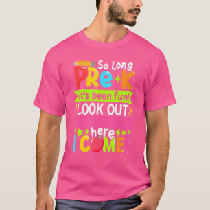 So lange Pre K Kindergarten hier Graduierte letzte T-Shirt