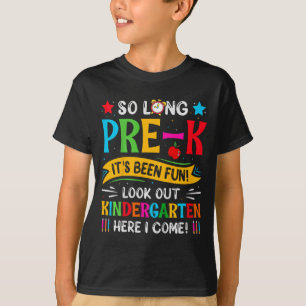 So lange Pre K Kindergarten hier Graduierte letzte T-Shirt