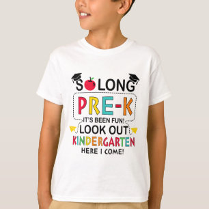 So lange Pre K Kindergarten hier Graduierte letzte T-Shirt