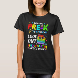 So lange Pre-K Kindergarten hier komme ich Pop es T-Shirt