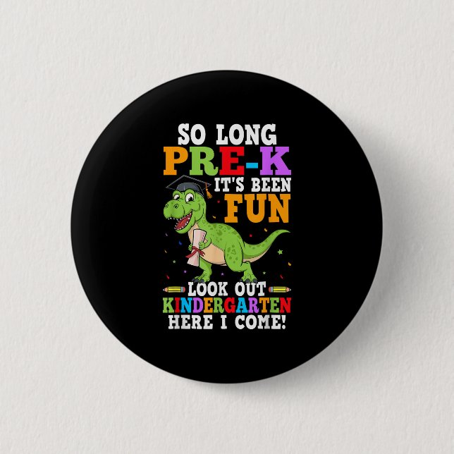 So lange vor der Schule Abschluss Kindergarten Er Button (Vorderseite)