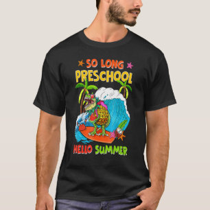 So lange Vorschule Hallo Sommer Pool letzten Tag S T-Shirt