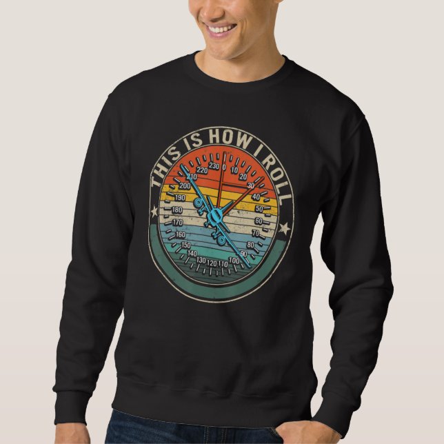 So läuft das bei uns Pilo Flug Pilot Luftfahrt Sweatshirt (Vorderseite)