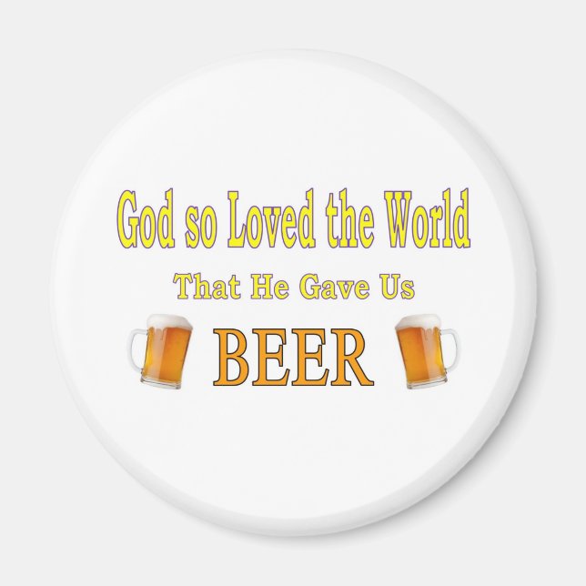 So liebte Gott die Welt Magnet (Vorne)