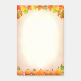 So listen Sie Herbstblätter & Pumpkins auf Rollen Post-it Klebezettel