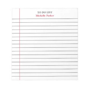 SO LISTEN SIE Schlichtes Minimalistisches, moderne Notizblock