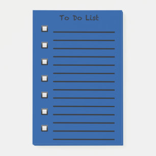 So listen Sie Sticky Note Blue auf Post-it Klebezettel