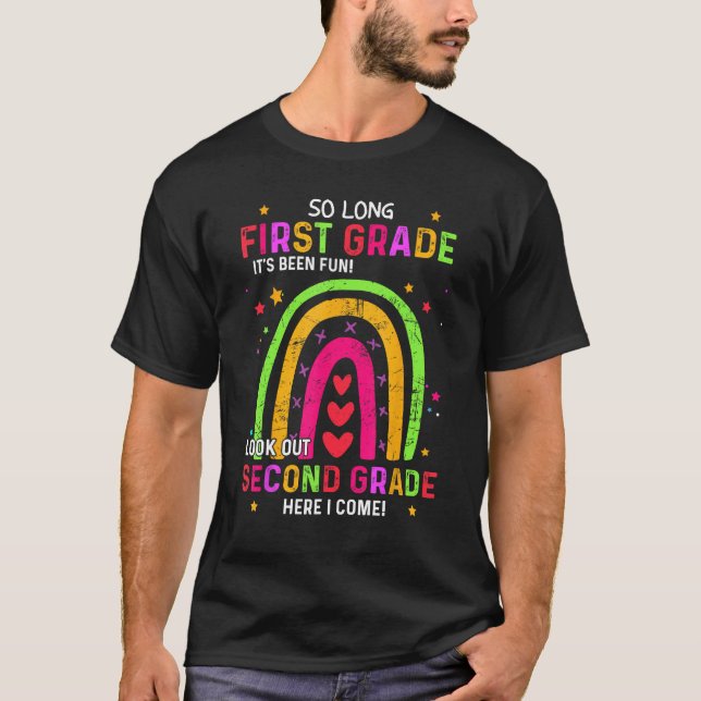So Long 1st Grade Look Out 2. Grade Abschluss T-Shirt (Vorderseite)