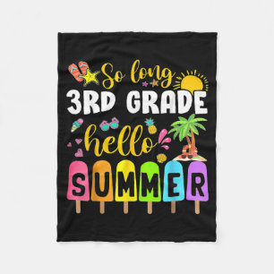 So Long 3. Klasse Hallo Sommerzeit Letzter Tag Fleecedecke