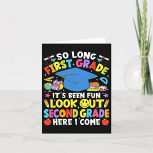 So Long First Grade Abschluss zweite Klasse hier I Karte