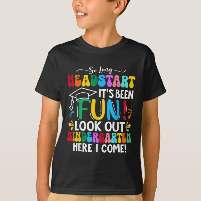 So Long Headstart Abschluss 2025 Kindergarten ihr T-Shirt (Vorderseite)