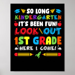 So Long Kindergarten 1. Klasse Poster