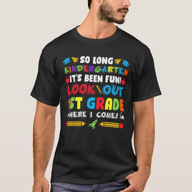So Long Kindergarten 1. Klasse T-Shirt (Vorderseite)