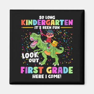 So Long Kindergarten Abschluss Cl 2023 Dinosaur K Magnet
