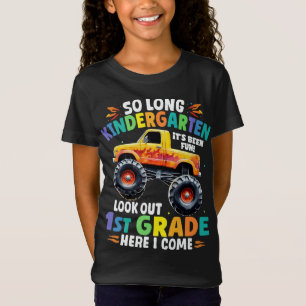 So Long Kindergarten Abschluss Monster Truck T-Shirt