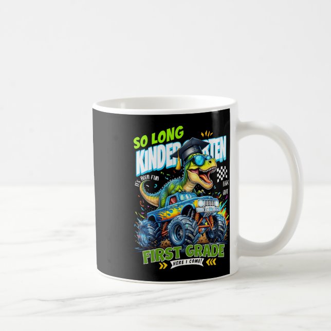 So Long Kindergarten Absolvent Dinosaurier 1. Klas Kaffeetasse (Rechts)