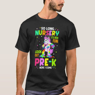 So Long Kindergarten Es War Spaß Achtung Vorklasse T-Shirt
