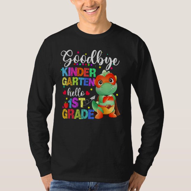 SO LONG KINDERGARTEN HELLO 1st GRADE Teacher Stude T-Shirt (Vorderseite)