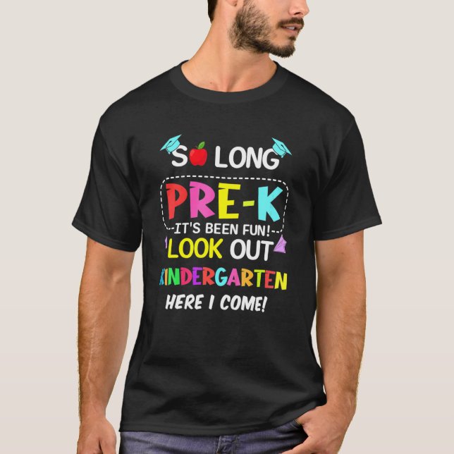 So Long Pre K Loop Kindergarten T-Shirt (Vorderseite)