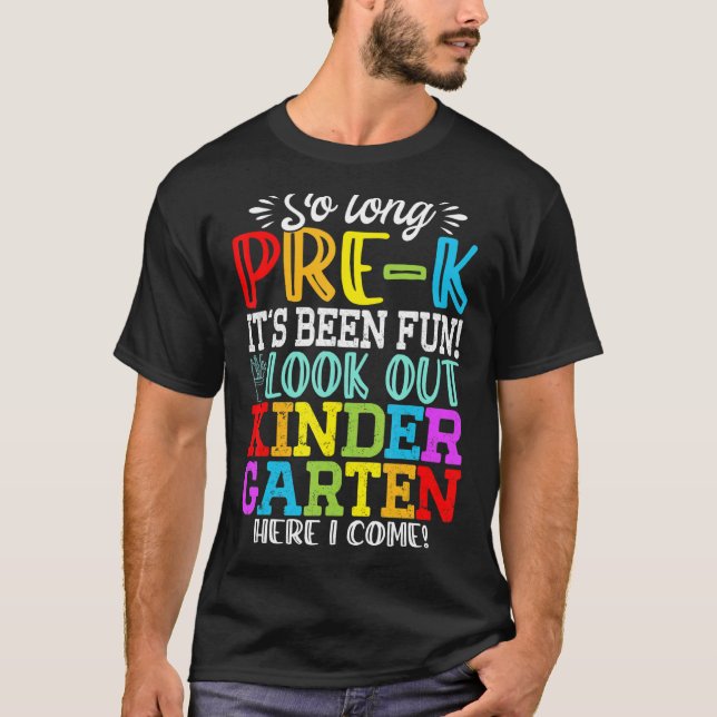 So Long Pre K Niedlich Look Kindergarten hier ich  T-Shirt (Vorderseite)