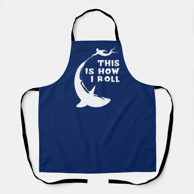 So mache ich - tauchen mit dem Hai Schürze (Vorderseite)