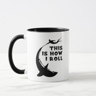 So mache ich - tauchen mit dem Hai Tasse