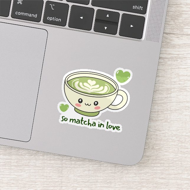 So Matcha In Love Cute Aufkleber (Detail)