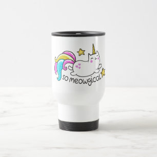 So Meowgical niedliche Unicorn Reisebecher