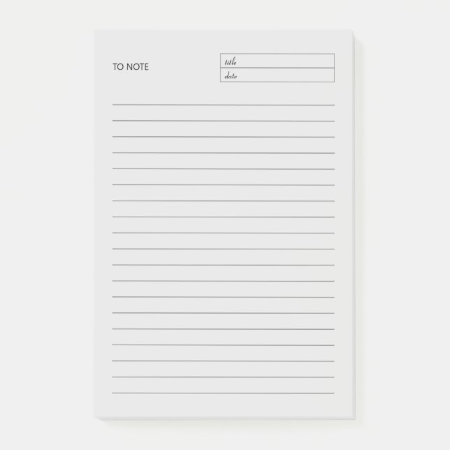 So merken Sie den Block Notepad - Post-It-Notes Post-it Klebezettel (Vorderseite)