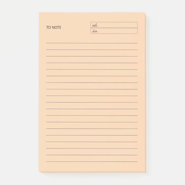 So merken Sie den Block Notepad - Post-It-Notes Post-it Klebezettel (Vorderseite)