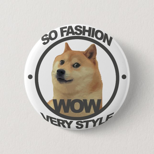 So Mode, so Doge Button (Vorderseite)