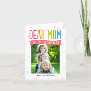 So Much Love Mothers Day Photo Card For Mom Karte