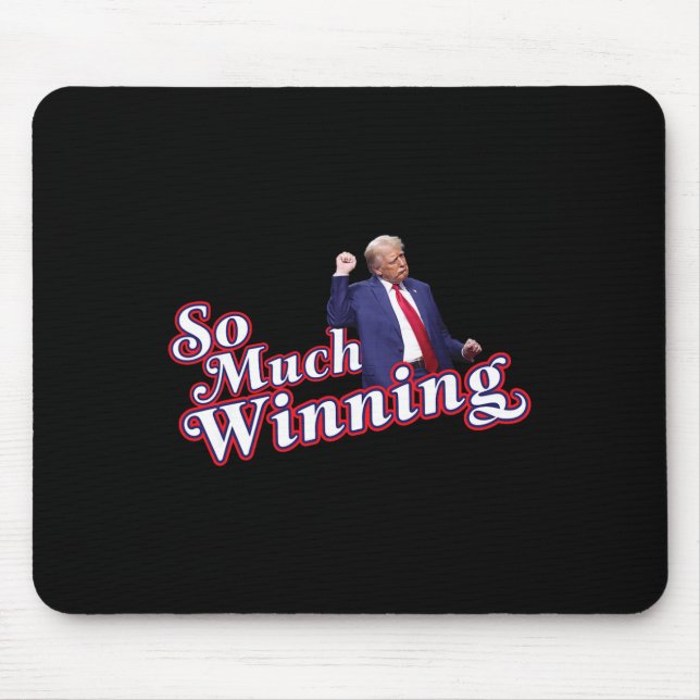 So Much Winning Präsident Donald Trump Tanz  Mousepad (Vorne)
