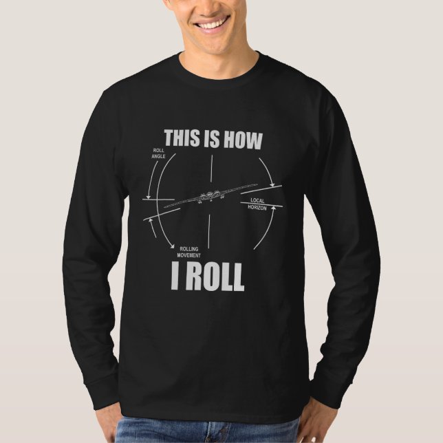 So nehme ich das B-2-Pilotprogramm für versteckte  T-Shirt (Vorderseite)
