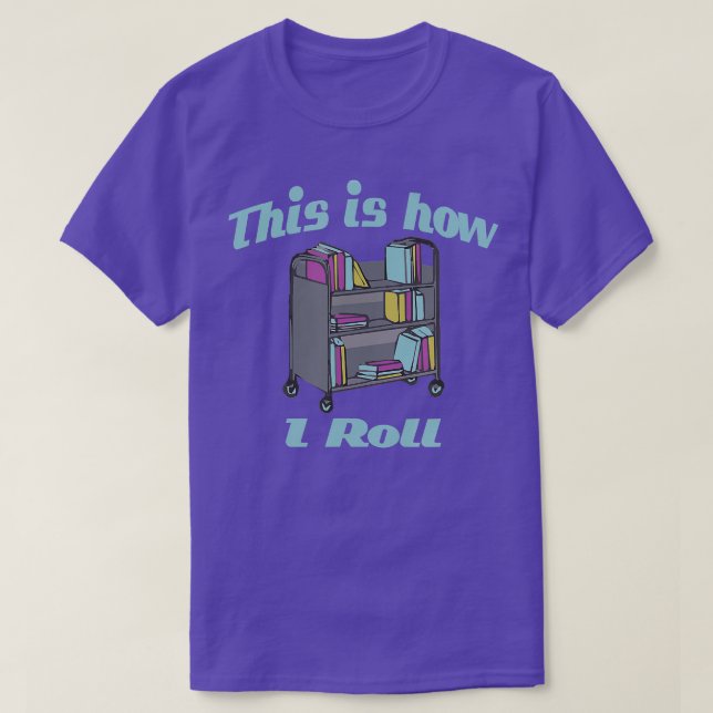 So nehme ich den Bibliothekskorb T-Shirt (Design vorne)
