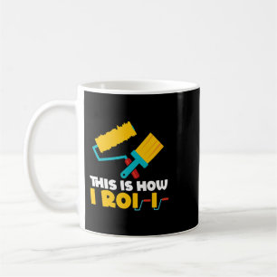 So nehme ich die Malwalze Paint G Kaffeetasse
