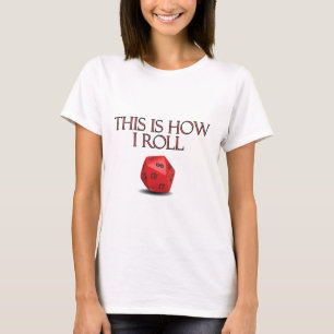 So nehme ich lustige RPG Würfel T-Shirt
