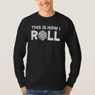 So nehme ich Würfel mit 20 Seiten Die T-Shirt