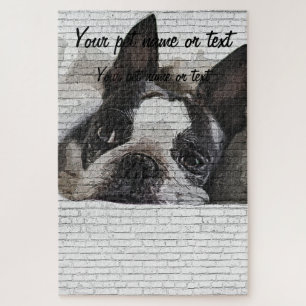 So Niedlich Boston Terrier Dog Puzzle