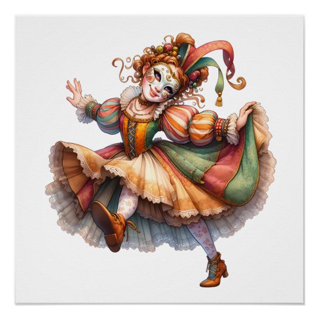 So NIEDLICH Masquerade-Zeichen Thema Poster (Vorderseite)