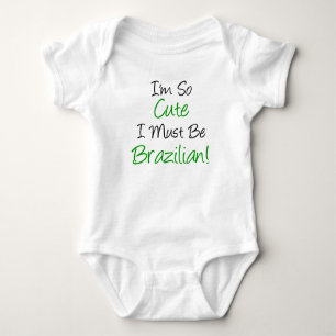 So Niedlich muss Brasilianer sein Baby Strampler