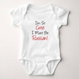 So Niedlich muss Russland sein Baby Strampler