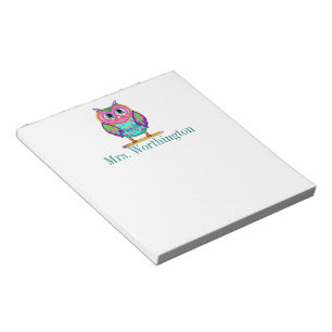 So Niedliche Owl Note Pad Notizblock