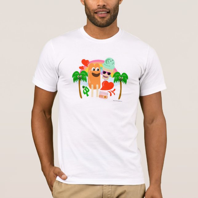 So Niedliche Sommer-Liebe T-Shirt (Vorderseite)