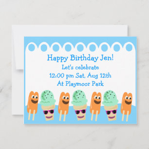 So Niedlicher Sommerspass einladen Einladung