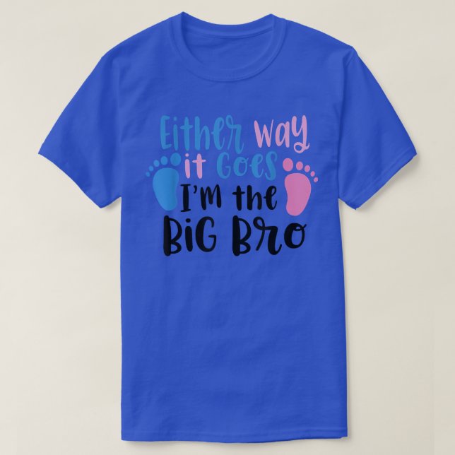 So oder so geht es im Big Bro Gender Baby Reve T-Shirt (Design vorne)