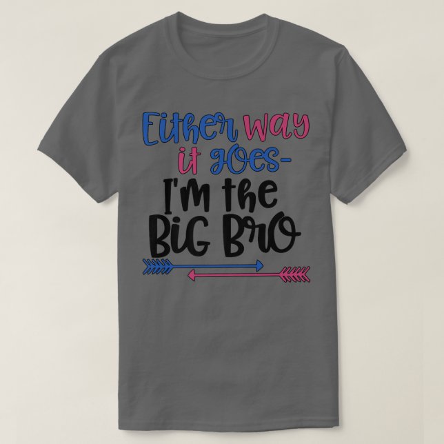 So oder so geht es in der Big-Bro-Gender-Enthüllun T-Shirt (Design vorne)