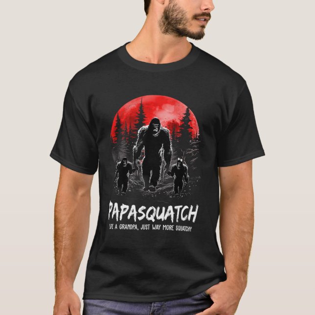 So Papasquatch wie ein Großvater nur viel mehr Pla T-Shirt (Vorderseite)